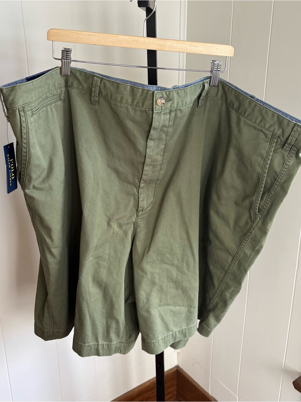 Polo Ralph Lauren Classic Fit Olive Green Chino Shorts Mens 54B NWT *NOTE